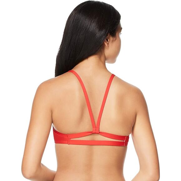 NEW Speedo Women's Swimsuit Top Bikini Strappy Back Demi LARGE - Picture 3 of 4